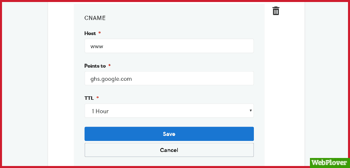BlogSpot custom domain